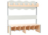 GARDEROBE - MEUBEL - WOLKJE - 6 VAKKEN