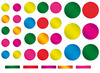 Stickers - Apli - metallic - set van 624 assorti 