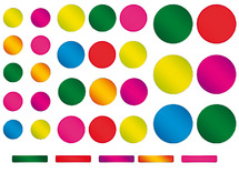 Stickers - Apli - metallic - set van 624 assorti