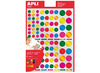 Stickers - Apli - metallic - set van 624 assorti 