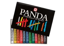 Waskrijt - Talens Panda - oliepastels - set van 12 assorti