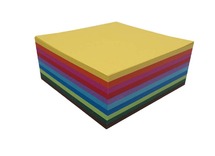 Knutselpapier - vouwbladen - mat papier - 20 x 20 cm - set van 500