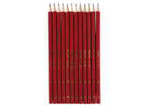 Potloden - grafietpotloden - Bruynzeel - HB - zeshoekig - etui - set van 12
