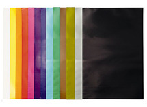 Knutselpapier - glanspapier - ongegomd - 24 x 32 cm - verschillende kleuren - set van 50