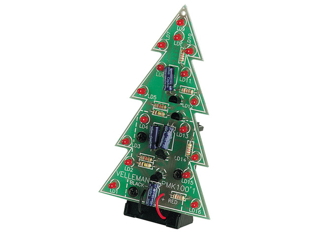 Bouwset - kerstboom - Whadda - solderen - set van 10