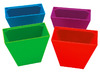 Opbergpotjes - Learning Resources Magnetic CreateaSpace Storage Bins - pennenpotje - magnetisch - gekleurd - set van 4 assorti