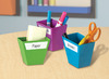 Opbergpotjes - Learning Resources Magnetic CreateaSpace Storage Bins - pennenpotje - magnetisch - gekleurd - set van 4 assorti