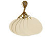 Hangers - hout - ei - set van 6