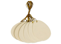 Hangers - hout - ei - set van 6