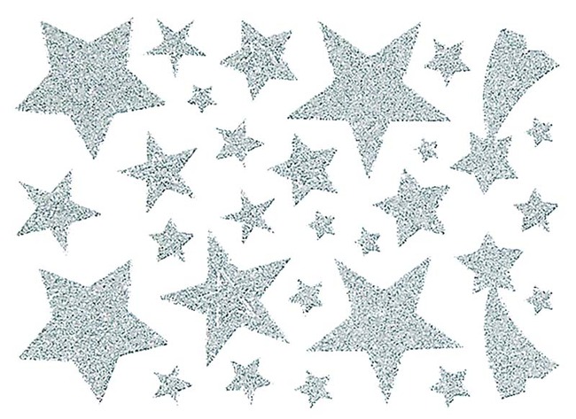 Stickers - ster - zilver - goud - set van 110 assorti