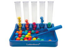 Sorteerspel - Lakeshore Learning Tweezer Tongs - gekleurde balletjes met pincet - fijne motoriek - per spel