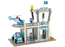 Speelgoed politiekantoor - Hape - politiebureau - hout - per set