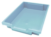 Opbergkist - F1 - 427 mm x 317 mm x 70 mm - lichtblauw - per stuk