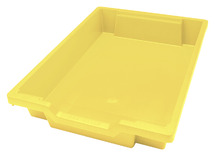 Opbergkist - F1 - 427 mm x 317 mm x 70 mm - lichtgeel - per stuk