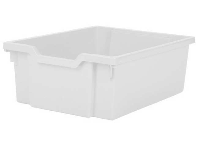 Opbergkist - F2 - 427 mm x 317 mm x 150 mm - wit - per stuk