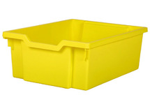 Opbergkist - F2 - 427 mm x 317 mm x 150 mm - geel - per stuk