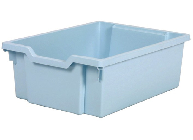 Opbergkist - F2 - 427 mm x 317 mm x 150 mm - lichtblauw - per stuk