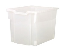 OPBERGKIST F3 - L:42,7 X B:31,7 X H:30 CM - TRANSPARANT - PER STUK