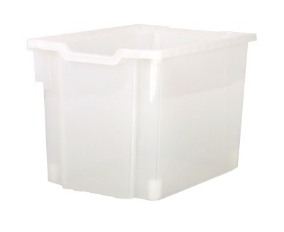 OPBERGKIST F3 - L:42,7 X B:31,7 X H:30 CM - TRANSPARANT - PER STUK