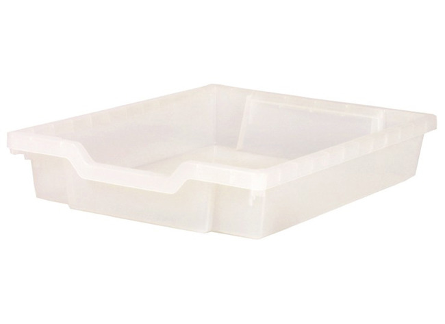 Opbergkist - N1 - 380 mm x 317 mm x 70 mm - transparant - per stuk