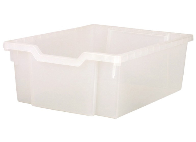 Opbergkist - N2 - 380 mm x 317 mm x 150 mm - transparant - per stuk
