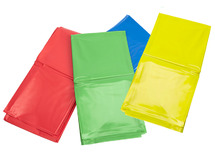 Knutselmat - knoeimat - plastic - tafelbeschermer - set van 4 assorti