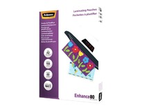 Lamineerhoezen - Fellowes Enhance80 - 80 micron - A3 - mat - set van 100