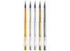 Pen - rollerpen - Uni-ball Signo - 0,8 mm - metallic - set van 5 assorti