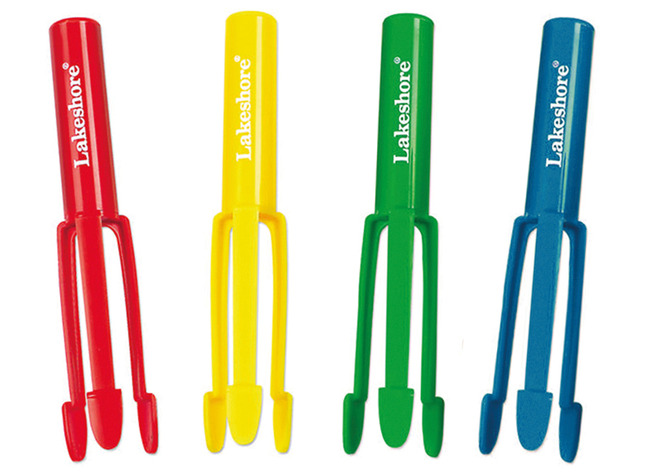 Pincetten - Lakeshore Learning Fine Motor Tweezer Tongs - met pincetgreep - fijne motoriek - set van 4 assorti