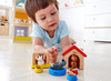 Poppenhuis - Hape - huisdieren - hout - per set