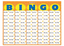 Rekenspel - bingo - optellen en aftrekken - per spel