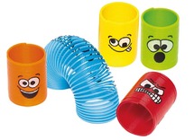 Cadeautje - grappige minisprings springveren - set van 6 assorti