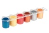 VERF - PLAKKAATVERF - POTJES - FLUO/METAAL - SET VAN 12