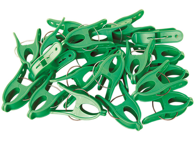 Pinces à linge géantes - 10,5 cm - set de 20 assorties