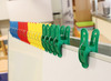 Wasknijpers - gekleurd - EDX Education - jumbo - 10,5 cm - set van 20 assorti