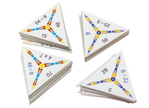 Spel - rekenspel - Schubitrix Mathematik - vermenigvuldigen en delen tot 100 - domino - per spel