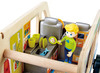 Speelgoed vakantiebus - Hape - camper - kamperen - met accessoires - hout - per set