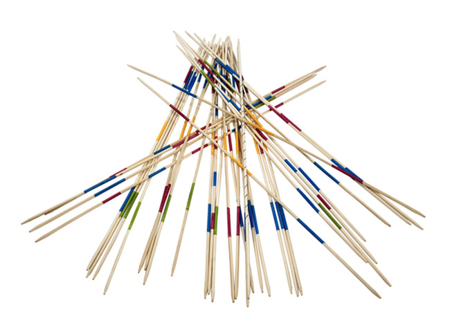 Spel - Mikado - buitenspel - groot formaat - per spel