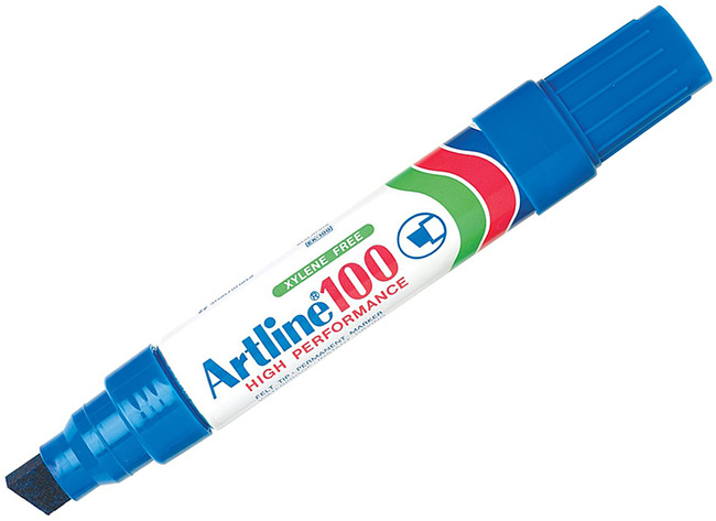 Alcoolstift - Artline 100 - Permanent - Schuin - Dik - Per Stuk