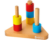 Kleur en vorm - Nathan - Tricolor - nabouwen - per stuk