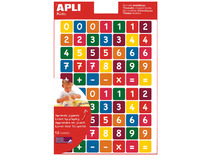 Stickers - Apli - cijfers & symbolen - set van 840 assorti
