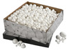 Figuren - piepschuim - bollen en eieren - set van 550 assorti