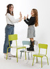 STOEL - COLLEGE - UNIKLEUR - VIERPOOT - 30 CM