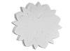 Figuren - 3D ornamenten - Roylco - karton - blanco - set van 30