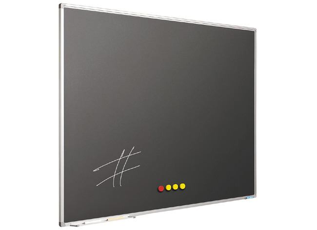 KRIJTBORD - GRIJS - 100 X 150 CM