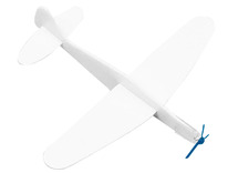 Vliegtuigen - isomo/styropor - 18 cm - set van 8