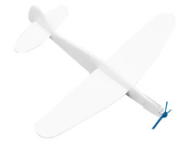 Isomo/styropor - vliegtuigen - 18 cm - set van 8