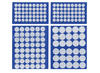 Klittenband - haak en fluweel - wit - zelfklevend - doorsnede 2 - 1,5 - 1 cm - set van 84 paar