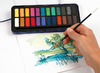 Verf - aquarelverf - Colortime - verfdoos - 24 kleuren - per stuk
