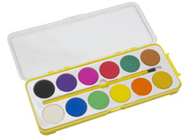 Verf - aquarel - waterverf - budget - set van 12 assorti